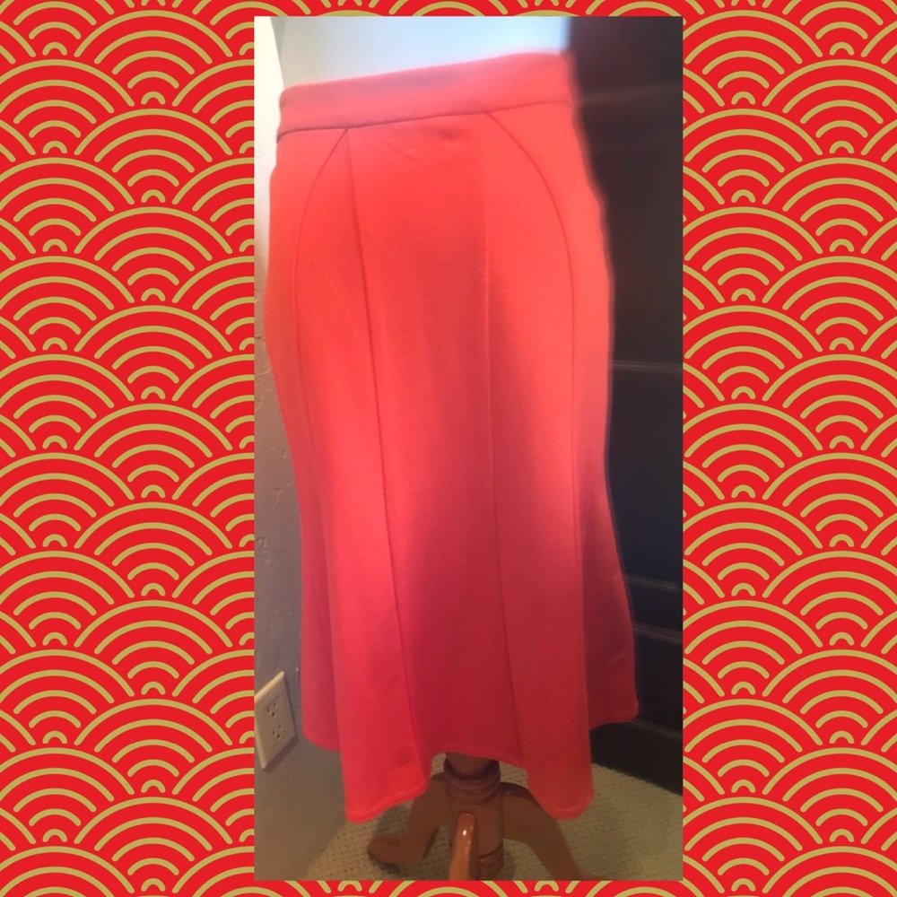 Lapis Orange Skirt